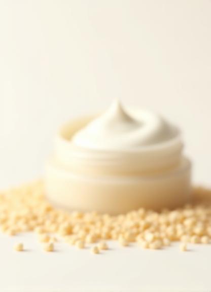 Rice Pure Mask cream and rice grains