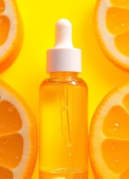 Vitamin C Bright Shot with sliced citrus